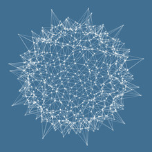 3d Sphere. Technology Concept. Vector Illustration.