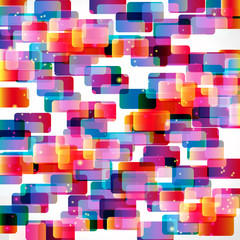 Leinwandbilder - Multicolor abstract bright background. Elements for design.