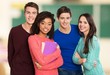 © BillionPhotos.com - Adult. Portrait of happy students together at college