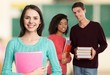 © BillionPhotos.com - Learn. Group of college students at the library