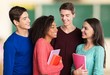 © BillionPhotos.com - Fun. Happy Students Friends Enjoying At School