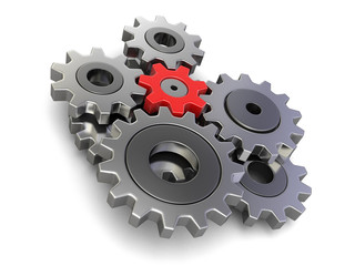 Poster - Cogwheels (clipping path included)