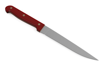 Poster - knife with brown handle