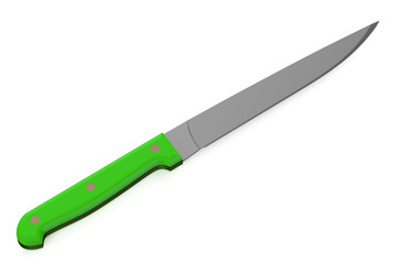 Poster - knife with green handle