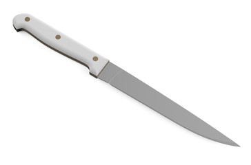 Poster - knife with white handle