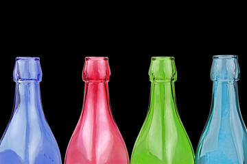 Deocorative colorful bottles