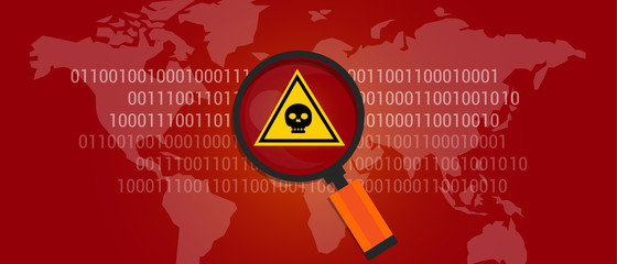 Poster - internet data virus malware