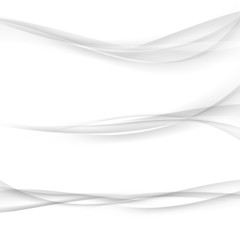 Wall Mural - Three abstract swoosh smooth border line background