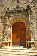 Wall Mural - Iglesia de San Andrés, portada, Aljucén, Badajoz, España