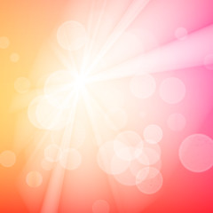 Aufkleber - Abstract bokeh sparkles on blurred background