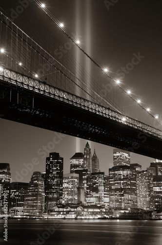 Naklejka na kafelki New York City night