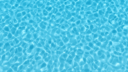 blue swimming pool rippled water detail