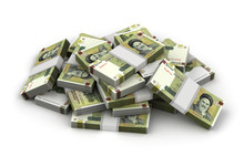 Stack Of Iranian Rial