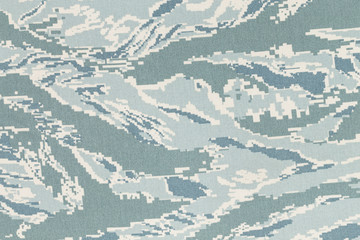 Wall Mural - US air force digital tigerstripe camouflage fabric texture backg