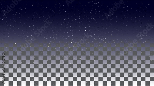 Fotografía Star Sky on a transparent background