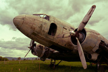 Remains Of A Dakota DC3 Aircraft    (vintage Style)

