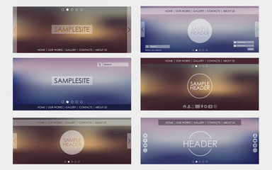 Poster - Header design for web site