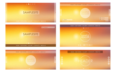 Poster - Header design for web site