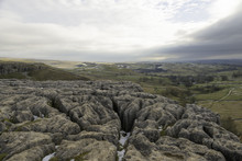 Veiw From The Top Of Malham Cove