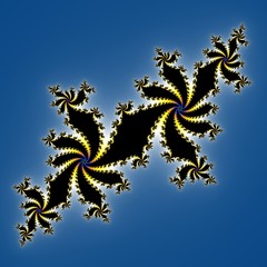 Wall Mural - fractal floral pattern
