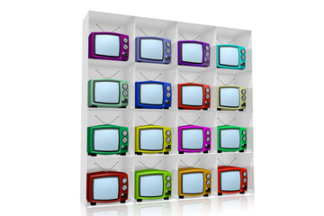 Sticker - TV set concept