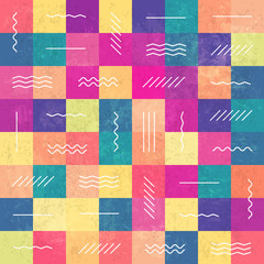Poster - Retro colorful vintage background