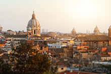 View Of Rome On A Sunny Afternoon