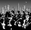 Jazz music band performing in New York