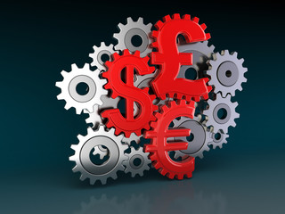 Poster - Cogwheel Currencies (clipping path included)
