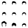 © nikiteev - Vector Set of Male  Hairdress