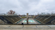 View Of The Old Concrete Swimming Pool