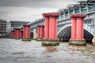 old and new bridge in London