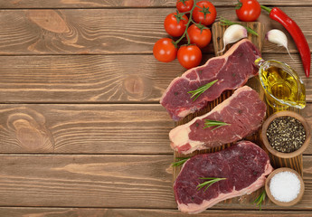 Wall Mural - Raw ribeye steak