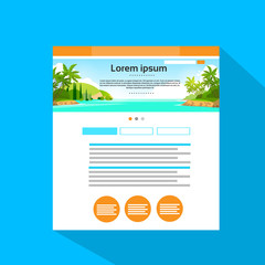 Poster - Internet Web Site Page Flat Icon Vector