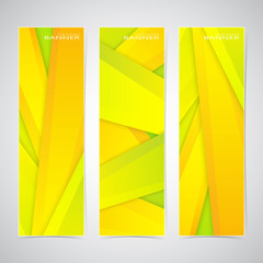 Poster - Collection of the 3 colorful web banners . Can be used for your