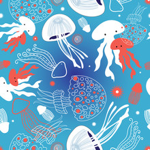 Graphic Pattern Jellyfish