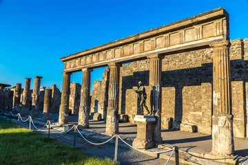Fototapete - Pompeii city