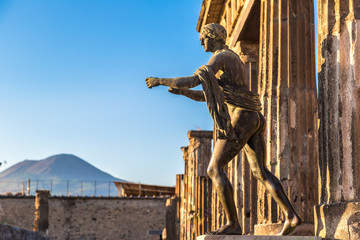 Fototapete - Pompeii city