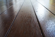 stained timber deck