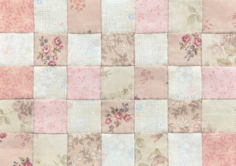 patchwork quilt , basic pattern square