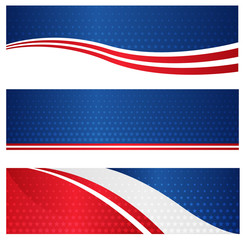 Patriotic web banner