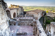 Calitri (Avellino) Panorama Da Borgo Castello