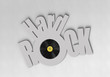 Hard Rock - Typografie -Vinyl