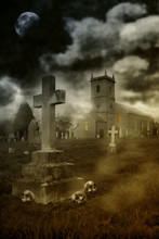 Halloween Churchyard