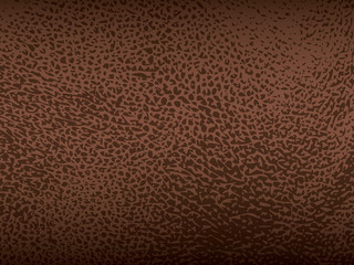 Brown leather, vector texture closeup