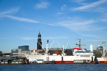 Wall Mural - Hafen in Hamburg