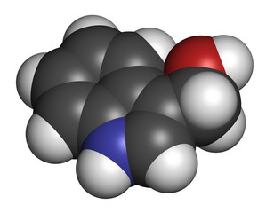 Sticker - Octacosanol plant wax component molecule.