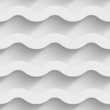 Abstract white paper 3d horizontal waves seamless background