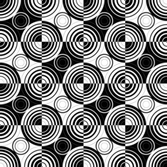  Seamless Circle and Square Pattern