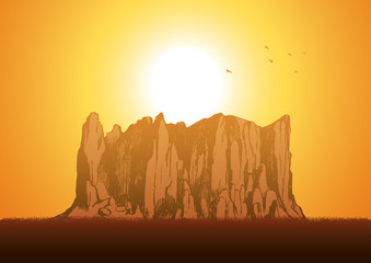 Wall Mural - rocky mountain